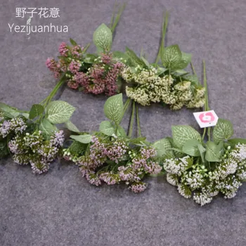 5 Şube Yapay Dantel Çiçek Dayanıklı Kore Tarzı Sahte Çiçek Ev Dükkanı Dekorasyon